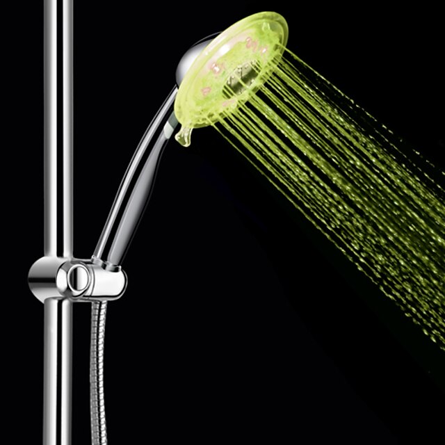  Kortárs Kézi zuhanyzó Króm Funkció - LED, Zuhanyfej