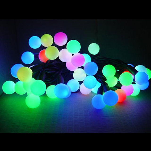 5M Colorful Light LED Ball String Lamp (110/220V) 161480 2023 – $33.48