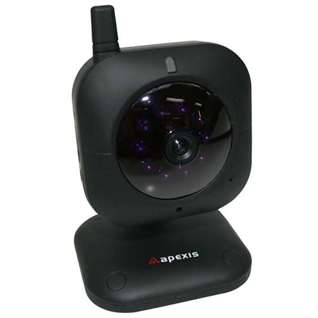  apexis - mini draadloze ip netwerk camera (nachtzicht, bewegingsdetectie, e-mail alert)