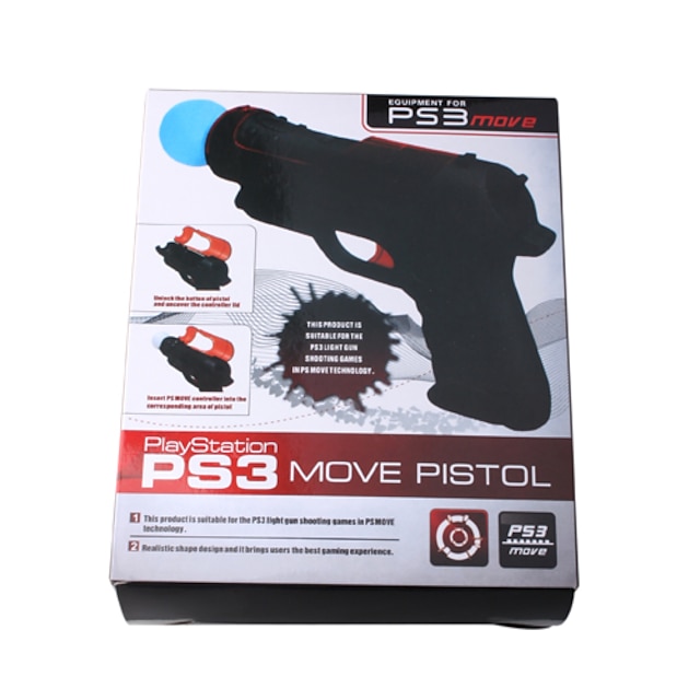  Light Hand Gun for PS3 Move Motion Controller