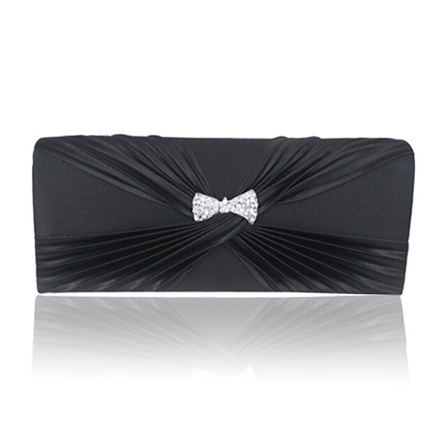  Gorgeous Satin With Austrian Rhinestone Evening Clutches More Colors Available