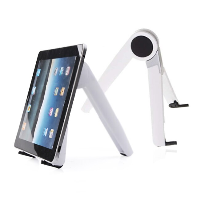  il basamento del supporto portatile pieghevole per l'aria ipad 2 ipad ipad mini aria 3 ipad mini 2 ipad mini ipad 4/3/2/1 (bianco)