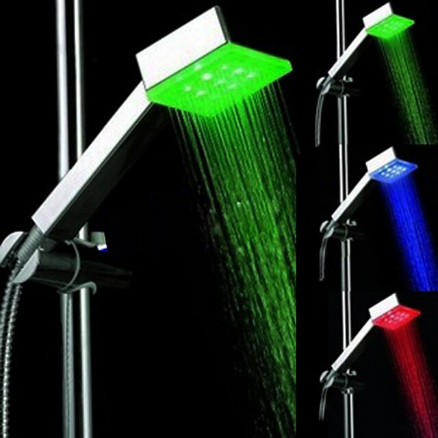  Contemporary Hand Shower Chrome Feature for  LED , Shower Head
