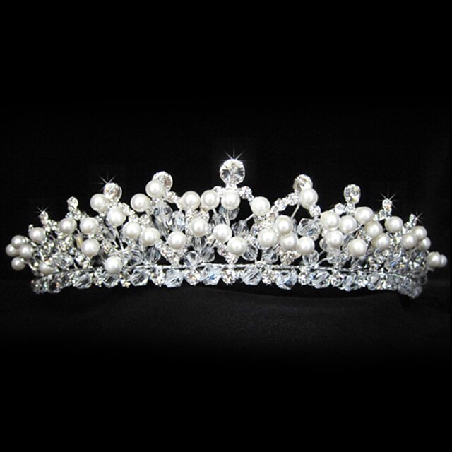  schitterende legering bruiloft tiara / hoofddeksel