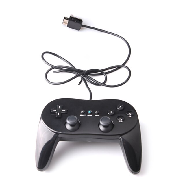  Wired Game Controller For Wii U / Wii ,  Slim Game Controller Metal / ABS 1 pcs unit