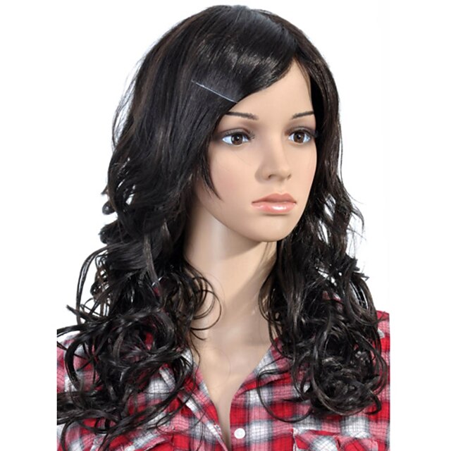  Black Wig Wig for Women Curly Costume Wig Cosplay Wigs