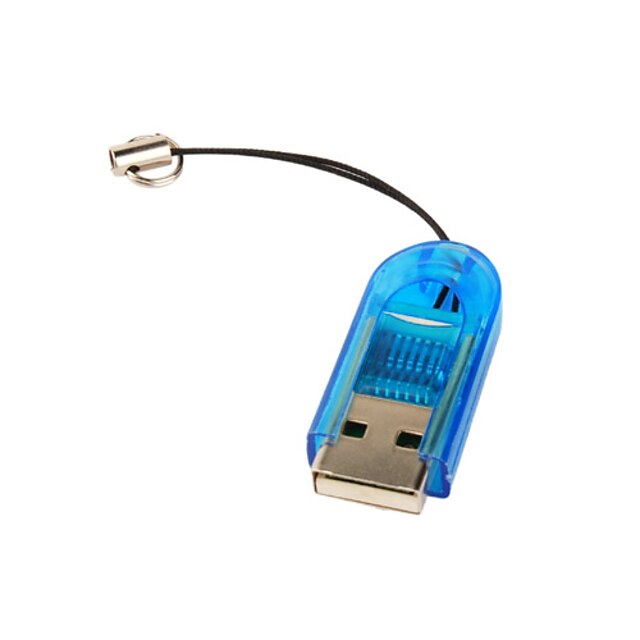  Mini USB 2.0 TF Card Reader (blau)