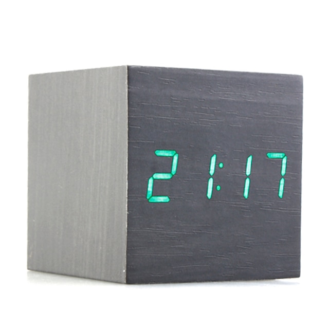  Wooden Decorative Desktop Clock Black