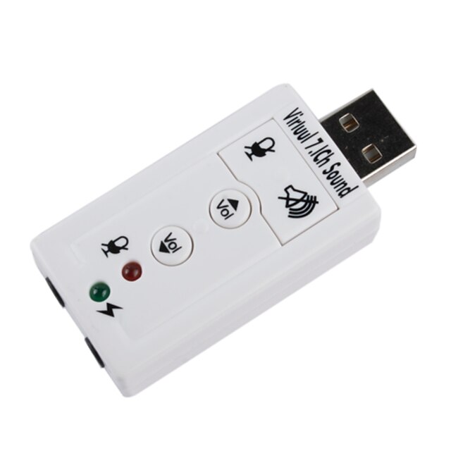  USB 2.0 virtuale 3D 7.1 canale adaptor audio de placa de sunet