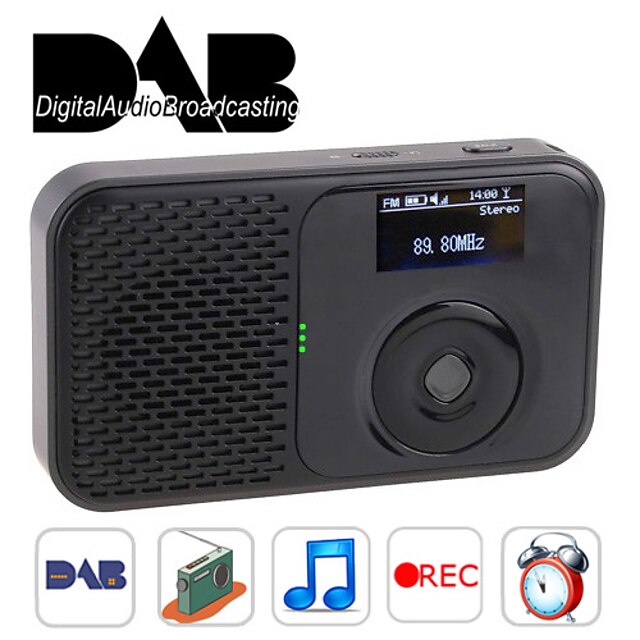  Portable DAB and DAB+ Digital Radio with FM Radio/MP3