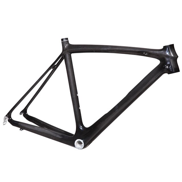  700C High Quality Full Carbon Feather Light Classical Diamond Racing Road Bike Frame Natural Color