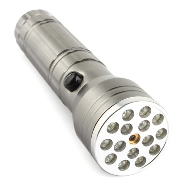  LED Flashlights / Torch Laser LED LED 16 Emitters Camping / Hiking / Caving Silver