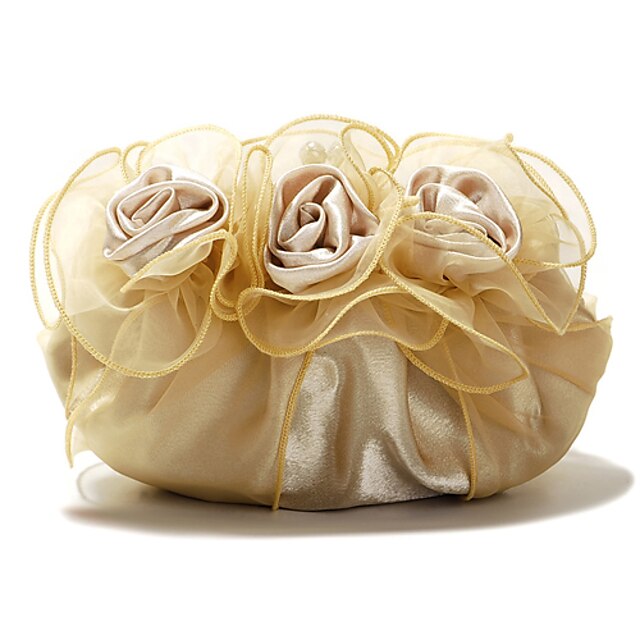  Gorgeous Satin/ Tulle Evening Bag Handbag Purse Clutch