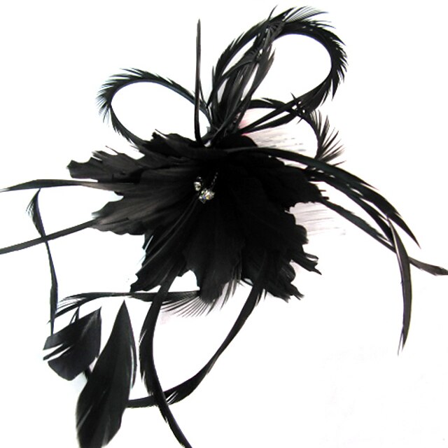  Crystal / Feather / Fabric Tiaras / Fascinators / Flowers with 1 Wedding / Special Occasion / Party / Evening Headpiece