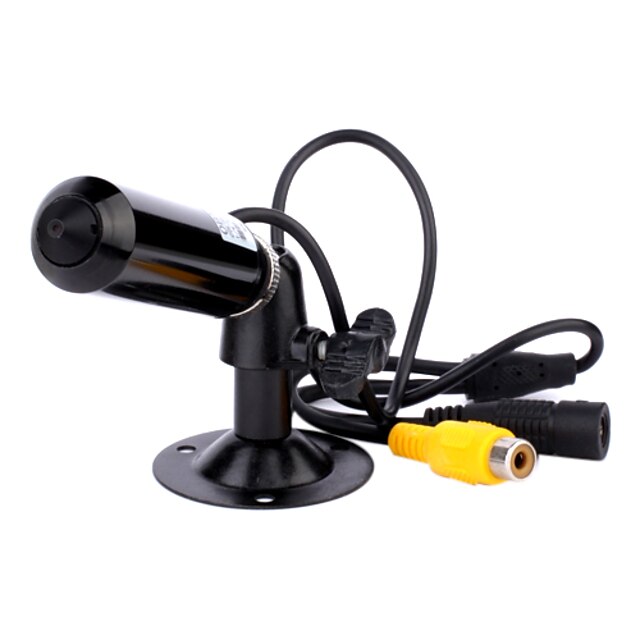  Mini 1/4''SONY Color CCD Camera with the fixed base (Dimension: 20x20mm) + Strong Anti-jamming,  Rich and Realistic Color