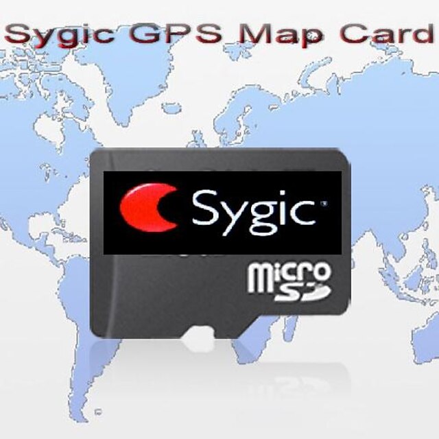 ursprungliga varumärket gps kartkort, med 4GB TF-kort