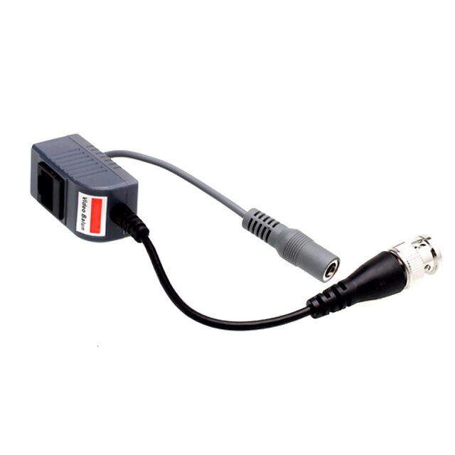 Konektor 1CH Passive CCTV UTP Balun with Power/Video in/out pro Bezpečnostní systémy 13*8*1.5cm 0.058kg