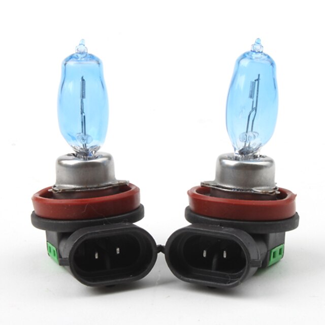  HOD H11 100W 6000K Ultra Bright Car White Light Bulbs (DC 12V/Pair)