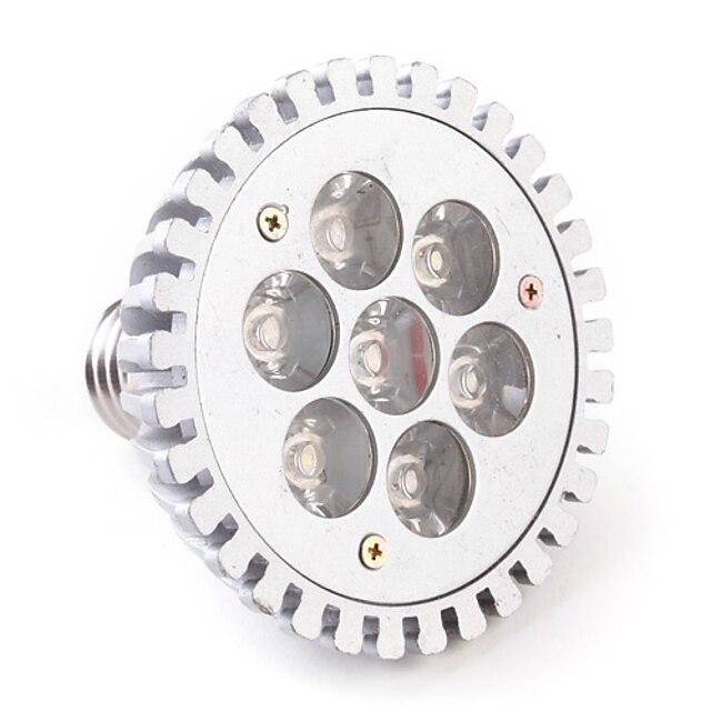  7W E26/E27 LED-spotlys PAR30 7 Højeffekts-LED 680 lm Varm hvid Vekselstrøm 85-265 V