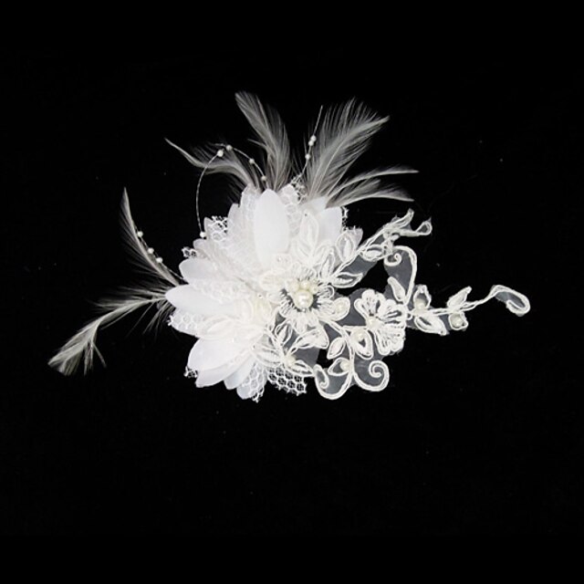  Crystal / Lace / Fabric Tiaras / Fascinators with 1 Wedding / Special Occasion / Party / Evening Headpiece