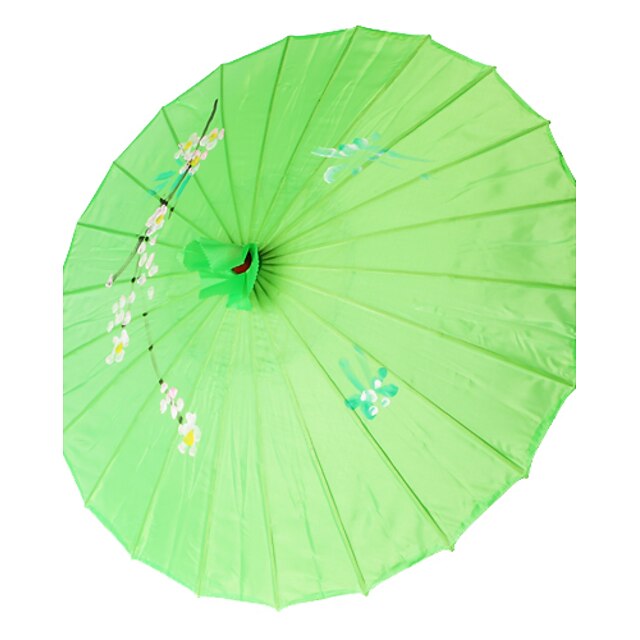  Green Silk Parasol