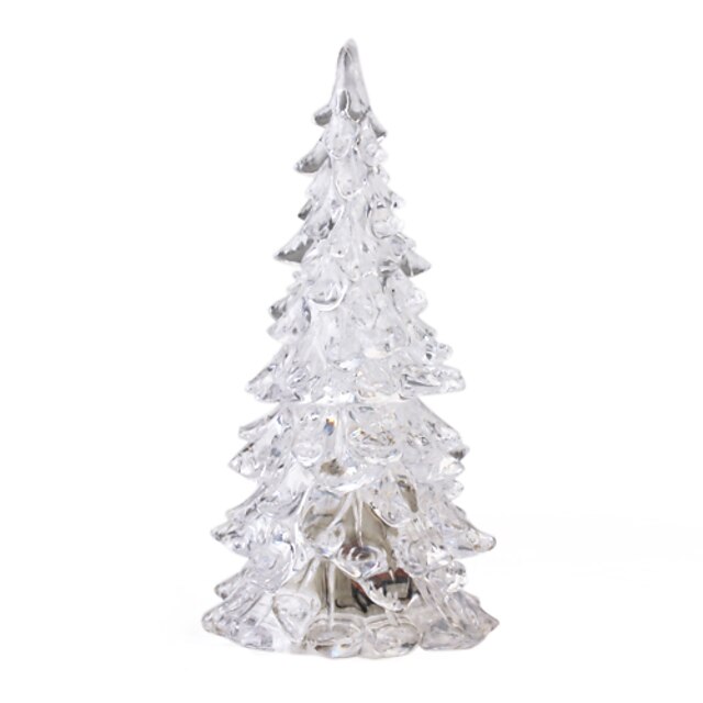  cristal de diseño de la Navidad del árbol de luz de color llevado