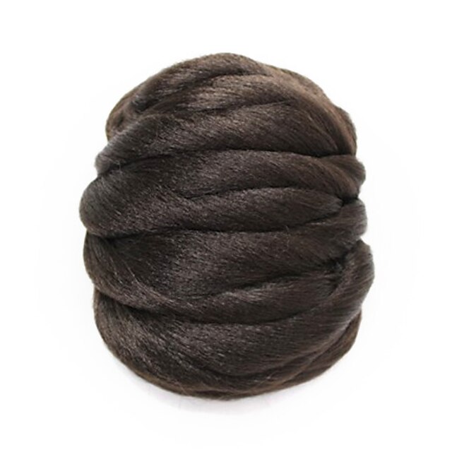  synthetic brown list curly wrap hairpiece