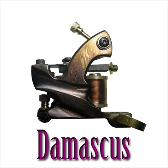  unikke autentisk håndlavet Damaskus tatovering maskine til både liner og Shader