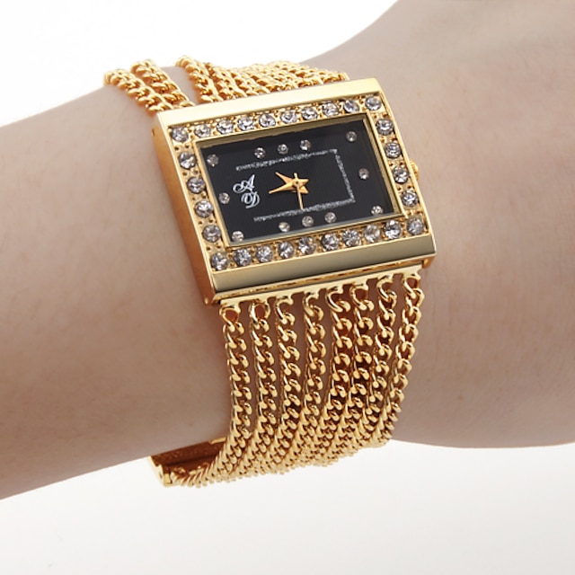  Mulheres Relógios Luxuosos Bracele Relógio Relógio de Pulso Quartzo senhoras Venda imperdível Analógico / Um ano