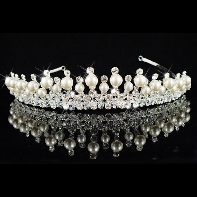  Women's Alloy / Imitation Pearl Headpiece-Wedding / Special Occasion Tiaras