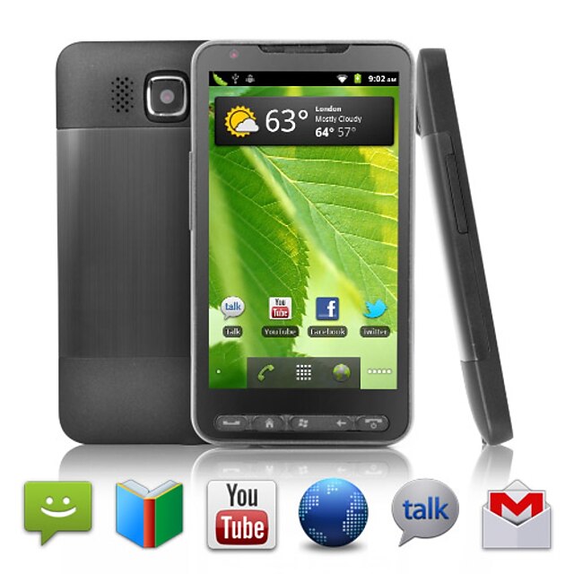  Starlight HD2 - Mobiles Smartphone,  Doppelte SIM,  4,3 Zoll,  3G,  GPS,  Wi-Fi,  kapazitiver Touchscreen,  Android 2.3