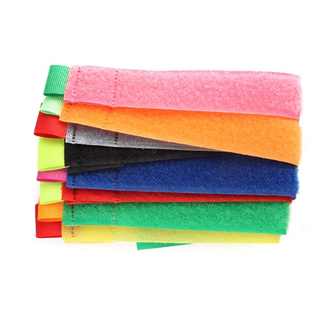  barevné dráty organizátoři / strappers (8-pack)