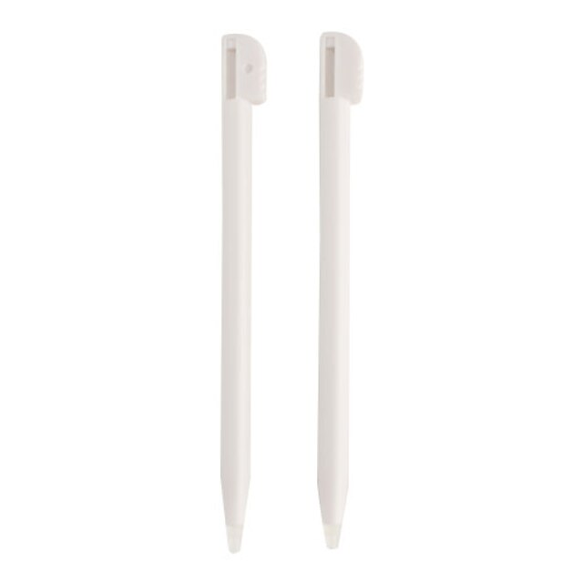  Pair of Replacement Stylus Pens for Nintendo DSL (White)