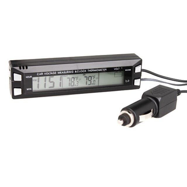  Car Clock Thermometer EC30