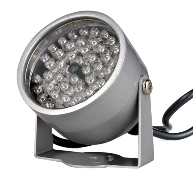  Infrarot-Beleuchtung Lampe mit 48 IR-LEDs für Nachtsicht CCTV-Kamera (DC 12V, 500mA)