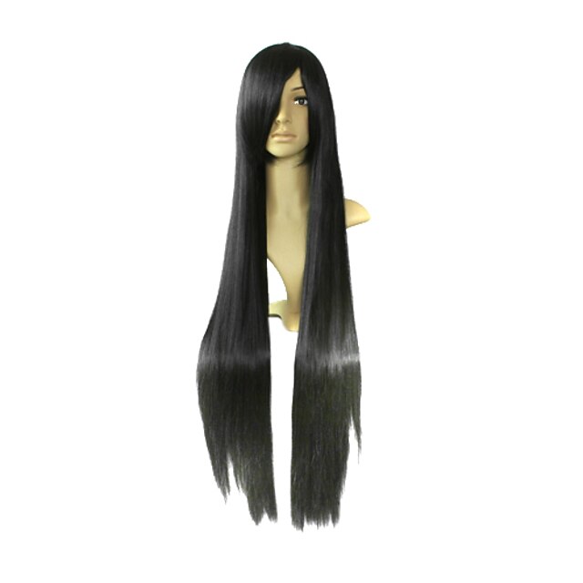  K-ON Mio Akiyama Cosplay Wigs Women's 40 inch Heat Resistant Fiber Anime Wig