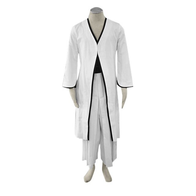  Inspired by Cosplay Cosplay Anime Cosplay Costumes Cosplay Suits / Kimono Patchwork Long Sleeve Coat / Belt / Hakama pants For Men's