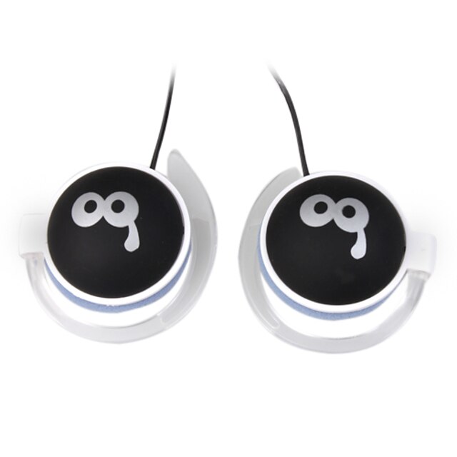  3.5mm Stereo QQ expression Headphones(Black)