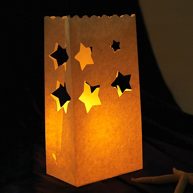  Candle & Holder Material / Hard Card Paper Wedding Decorations Wedding / Party Garden Theme / Wedding Spring / Summer / Fall