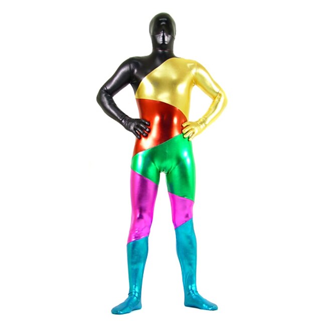  Zentai Anzüge Ninja Zentai Kostüme Cosplay Kostüme Druck / Patchwork Gymnastikanzug / Einteiler / Zentai Kostüme Elasthan Unisex Halloween / Hochelastisch