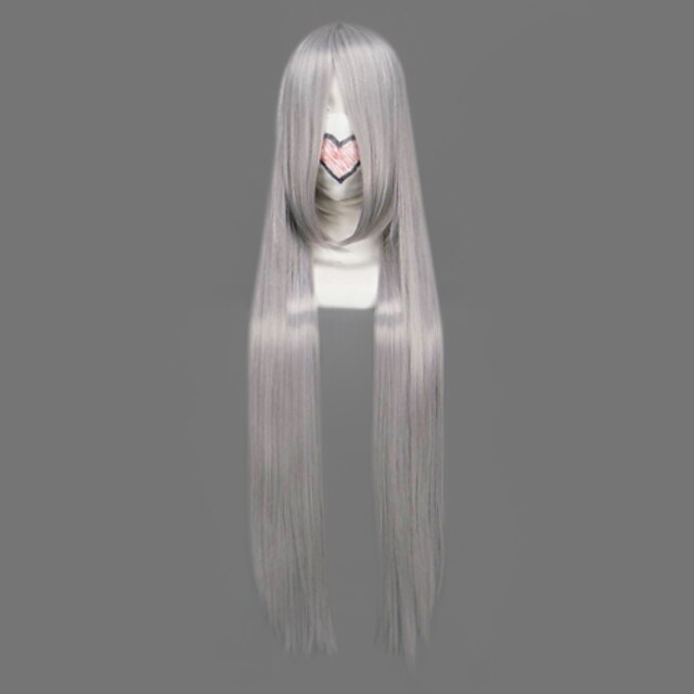  Parrucche Cosplay Vocaloid Yowane Haku Anime / Videogiochi Parrucche Cosplay 40 pollice Tessuno resistente a calore Per donna Parrucche di Halloween