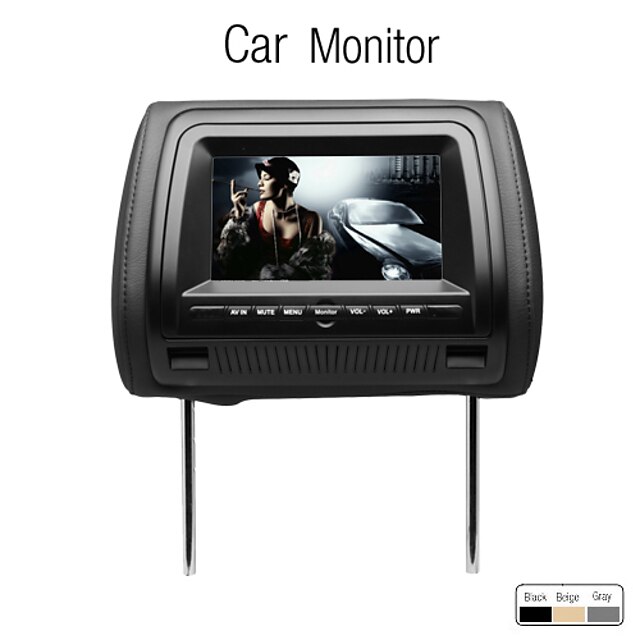  7 Inch Digital Screen Car Headrest Monitor
