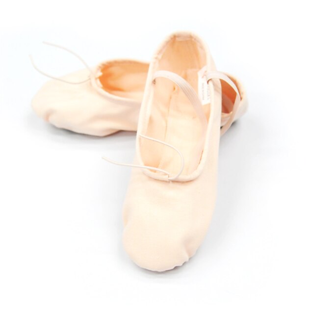  toile chaussures de danse split-semelle ballet pantoufle pour les enfants