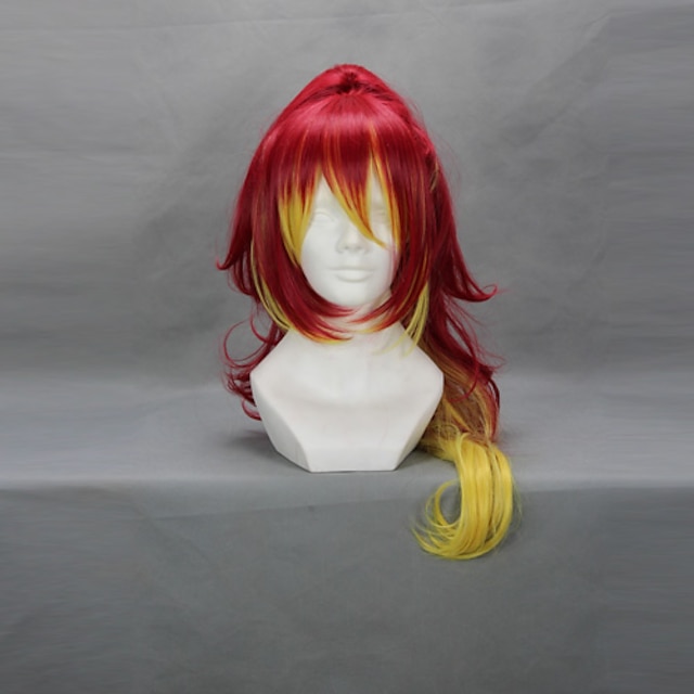  Blue Exorcist Shura Kirigakure Perruques de Cosplay Femme 32 pouce Fibre résistante à la chaleur Perruque Anime