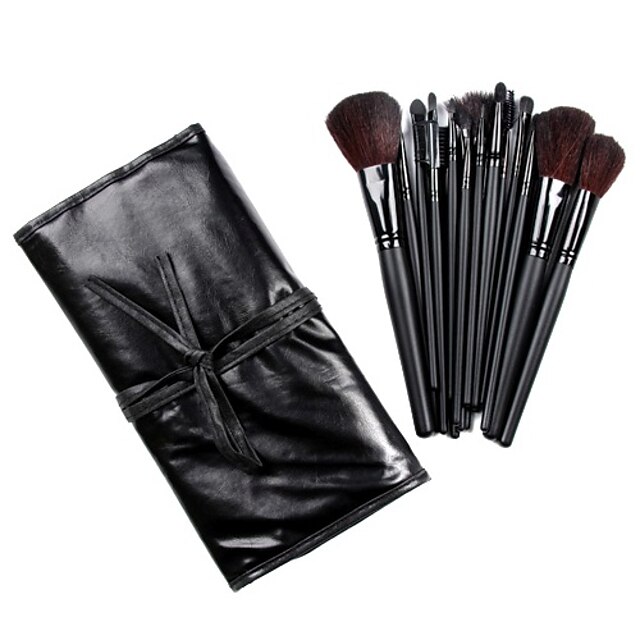  Professional Makeup Brush with Free Leather Pouch