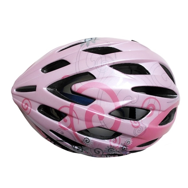  spakct-Fahrradhelm ein gemischtes Vergusstechnik rosa Farbe