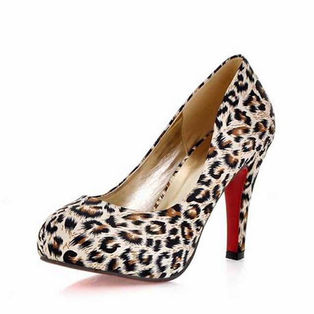  Leatherette Stiletto Pumps With Animal Print For Party/Evening (More Colors)