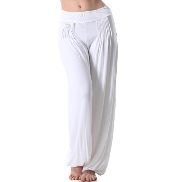  yoga en aerobics vrouw sport yoga broek (wit)