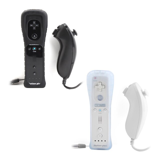  Trådløs Game Controller Til Wii U / Wii ,  Wii MotionPlus Game Controller Silikone / Metal / ABS 1 pcs enhed