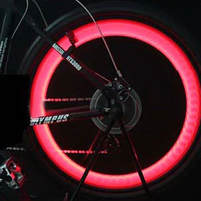  Bike Light Wheel light S-Shape Steel Wire Light